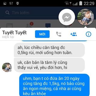 TĂNG CÂN ĐÔNG Y GIA TRUYỀN TIẾN HẠNH