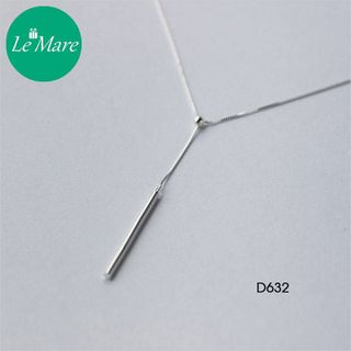 Dây chuyền bi bạc thanh thả D632