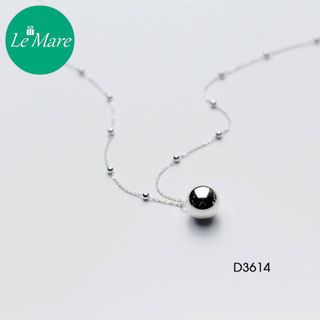 Dây chuyền dài bi bạc to D3614