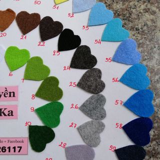 vải nỉ cứng làm đồ handmade khổ 90x90