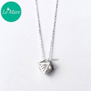 Dây chuyền bạc Hollow Rhombus D3577