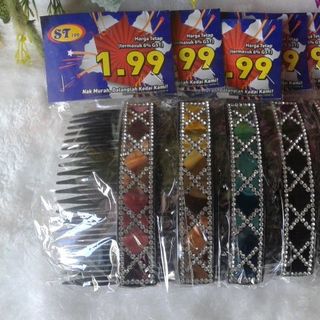 Lược cài tóc đính đá lấp lánh