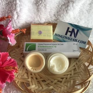 Bộ trị nám - mụn - tàn nhang Clobetamil cao cấp 4 in 1 ngày và đêm Thái Lan