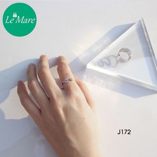 Nhẫn mũi tên đính đá J172