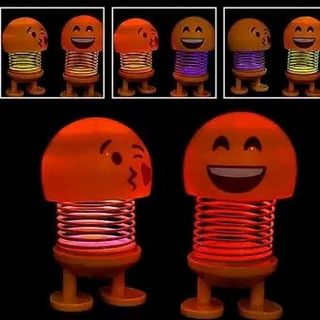Thú nhúng lò xo icon cảm xúc có đèn