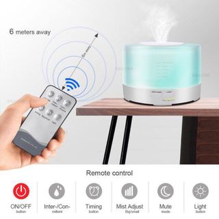 MÁY KHUẾCH TÁN TINH DẦU TRỤ TRONG 500ML KÈM REMOST