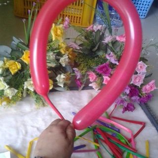 Bịch 20 bong bóng dài kèm ống bơm