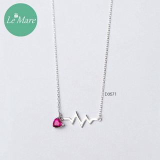 Dây chuyền bạc Heart Beat D3571