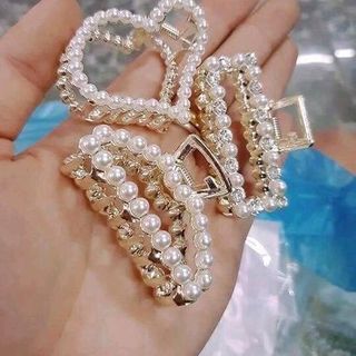 set 3 kẹp càng cua mạ vàng