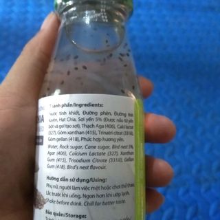 Nước uống bổ dưỡng yến sào và hạt chia