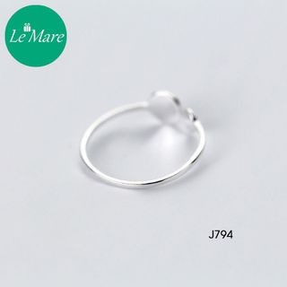 Nhẫn mở ngón út chấm bạc J794