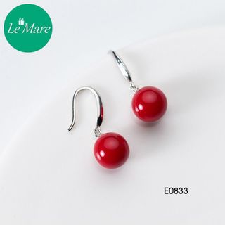 Khuyên tai quả đỏ E0833