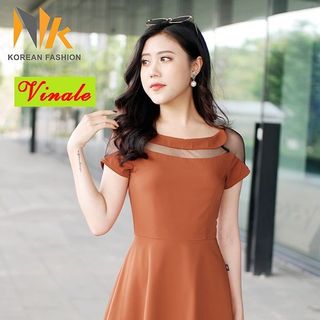 ĐẦM CỔ LẬT PHỐI LƯỚI