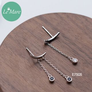 Khuyên tai Trăng đen titi E7505