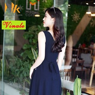MAXI CỔ TIM BUỘC ĐAI
