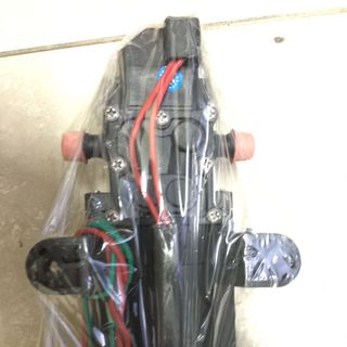 Máy bơm mini tăng áp rửa xe phun sương 45L