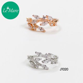 Nhẫn mở Hoa đính đá JT020