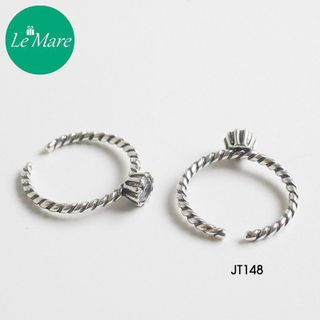 Nhẫn kim cương đen retro JT148