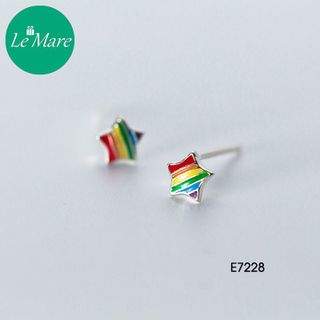 Khuyên tai Sao tam giác cầu vồng E7228