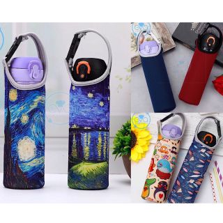 Túi giữ nhiệt cho bình nước Hoạt Hình Vải Neoprene cách nhiệt 500 Ml