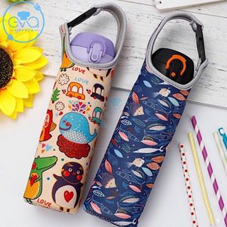 Túi giữ nhiệt cho bình nước Hoạt Hình Vải Neoprene cách nhiệt 500 Ml