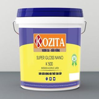 K500 - SƠN SIÊU BÓNG NỘI THẤT CAO CẤP KOZITA