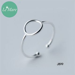 Nhẫn mặt tròn rỗng J899