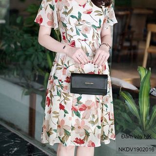 ĐẦM MAXI HOA TAY CÁNH TIÊN