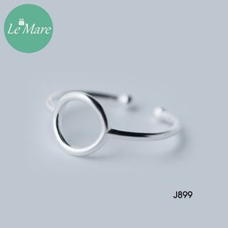 Nhẫn mặt tròn rỗng J899