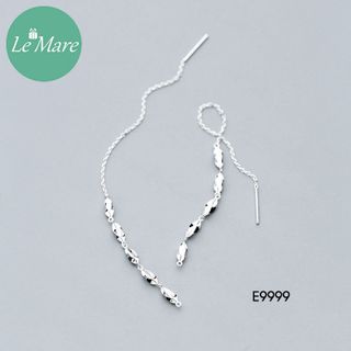 Khuyên tai dài lá xoắn E9999