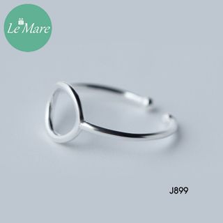 Nhẫn mặt tròn rỗng J899