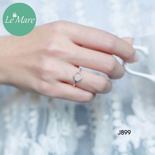 Nhẫn mặt tròn rỗng J899
