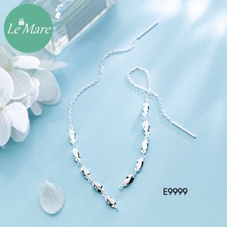 Khuyên tai dài lá xoắn E9999