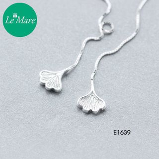 Khuyên tai lá thả dài E1639