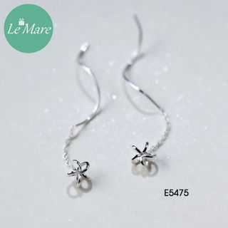 Khuyên tai hoa sao thả dài E5475