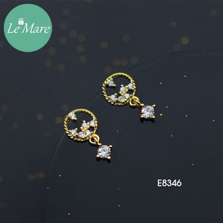 Khuyên tai bạc E8346