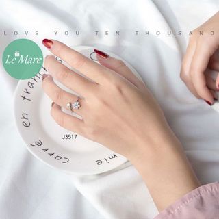 Nhẫn hoa đính đá J3517