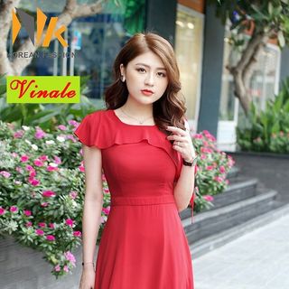 ĐẦM MAXI BÈO CỔ LỆCH VAI