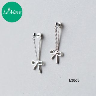 Khuyên tai Nơ rỗng thả E3863