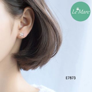 Khuyên tai Bông tuyết cánh nhỏ E7873