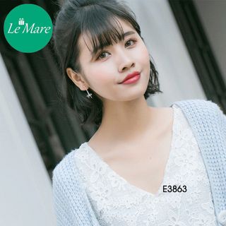 Khuyên tai Nơ rỗng thả E3863