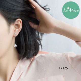 Khuyên tai ngọc trai thả E7175