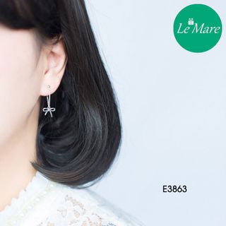 Khuyên tai Nơ rỗng thả E3863