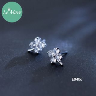 Khuyên tai 4 lá E8406