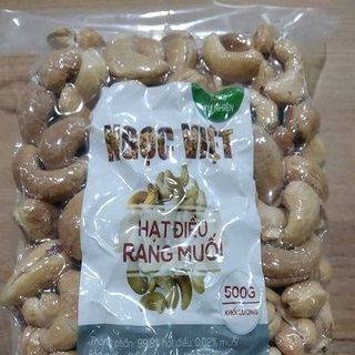 Hạt điều rang muối không vỏ lụa 500g-Túi hút chân không