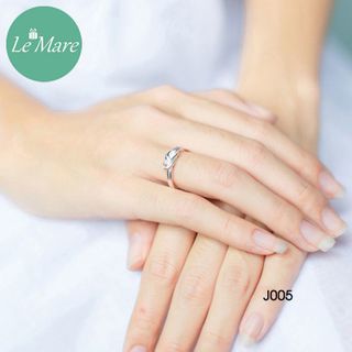 Nhẫn nút xoắn bạc J005