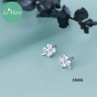 Khuyên tai 4 lá E8406
