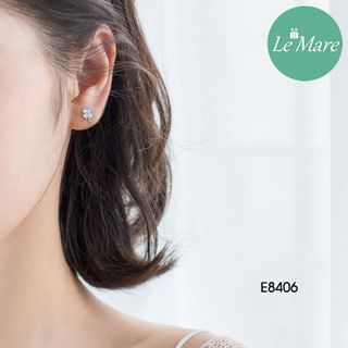 Khuyên tai 4 lá E8406