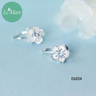 Khuyên tai hoa đào móc treo E6224