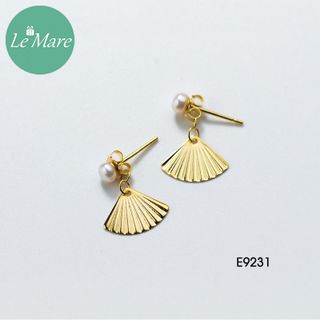 Khuyên tai Ngọc trai thả quạt E9231